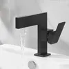 Robinets d'évier de salle de bain Led largement répandu contemporain Cascata vis accessoires en laiton robinets d'eau de bassin pour douche de bain noir mat