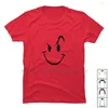 T-shirts pour hommes Evil Acid House Smily Face Chemise pour hommes Coton Dessin animé Sourire Miley Humor Nerd