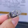 Küme halkaları 2 s kristal zirkon elmas taşlar kadınlar için kadınlar beyaz altın gümüş renkli moda ince mücevher bague alyans