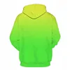 Sudaderas con capucha para hombre Sudadera con capucha verde neón Hombres Mujeres Ropa Harajuku Personalización de moda Sudadera con capucha 3D Sudadera Street Colorful Print Hip Hop Pullover 230227