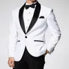 Men's Suits Blazers Fashion Men Suits Groom Tuxedos White Wedding Prom Blazer Sets Father and Boy Costume Homme JacketPants Custom Made 230227