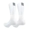 Men's Socks New Cycling Socks Summer Cool Breathable Nonslip Sile Pro Competition Aero Sports Bike Running Socks Calcetines Ciclismo Z0227