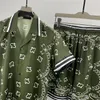 2 Sommermode Herren Trainingsanzüge Hawaii Strandhosen Set Designerhemden Drucken Freizeithemd Mann Slim Fit Der Vorstand Kurzarm Kurze Strände#32