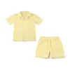 Pyjamas Kleinkind Kinder Match Baby Jungen Mädchen Weihnachten Pyjamas Kinder Kleidung Solide Niedlichen Roten Samt PJS Familie Pyjamas Set 230227