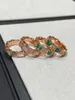 Rings for woman designer personality 18k Brand serpentine fashion ring diamond set with high luxury rings gold jewelry