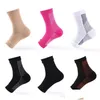 Traitement des pieds Anti-Fatigue Manchon de compression Soutien de la cheville Cycle de course Chaussettes de sport de basket-ball Hommes en plein air Brace Sock Drop Delive Dhkdq