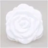 Compact Mirrors Pocket Mirror Plastic Portable Rose Flower Shape Magic 3D Double Sided Fold Retro Makeup Drop Delivery Health Beauty Dh98C