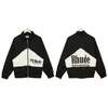 Rhude Mens Hight Quality Jacket Designer Sports Suit Jumper Fashion Man Woman the Special Brand Clothes Us Size S-xl 186