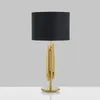 Lampy stołowe Nowoczesne luksusowe lampa biurka LED Nordic Business Vintage do sypialni łóżko Pisanie oświetlenia