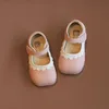 Printemps automne bébé chaussures plates filles princesse chaussures en cuir infantile enfant en bas âge Mary Jane chaussures 1-6 ans chaussures simples premiers marcheurs 230227