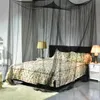 Moustiquaire 4 Coin Post Lit Canopy ting Noir Full Queen King Size 230227