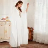 Roupas étnicas wepbel branco bordado abaya islâmico decote de decote de decote à mão Diamo