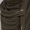 Bufandas Bufanda De Mujer Chales De Invierno Buff En El Cuello Hiyab Mezclado Botón De Impresión De Punto Sólido Envoltura Suave Cachemira Cálida Informal