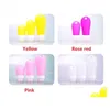 Cosmetic Organizer 38Ml 60Ml 90Ml Portable Sile Filling Bottle Travel Men Women Shampoo Bath Tourism Cosmetics Silica Gel Pocket Dro Dhnex