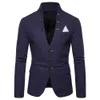 Erkekler Suits Blazers Erkekler Sl-Im Sosyal Blazer Bahar Sonbahar Moda Katı Gelinlik Ceket Erkekler Günlük İş Erkek Takım Ceket Blazer 230227