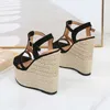 Sandaler Super High Wedges Sandal Women Summer Platform High Heels Fashion High QualityComfort Sandaler Gladiator Shoes Z0224