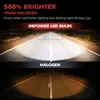 DBPOWER H11/H9/H8 LED Headlight Bulbs Combo,80W 14000 Lumens, 500% Brighter LED Headlights Conversion Kits 6500K Cool White,Pack of 2
