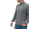 Erkek Ceket Bahar Sonbahar Sweater hırka Erkekler Düz Renk Fermuar Boşaltma Örme Örme Büyük Boy Menweear Üstler Chaquetas Hombre