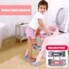 Step Stools Children Training Toilet Seat Step Stool Adjustable Ladder Baby Toilet Ladder Child Toddler Chair Seat Safe Kid Nursery Potty 230227