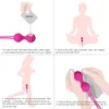 Uova/Proiettili palline/SET Stringere la vagina Kegel Ball Silicone massaggiatore per clitoride Benwa Sex Toys per donna allenamento muscolare Uovo 230227