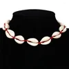 Chains Boho Sea Shell Choker Necklace Women Natural Jewellery Chocker Simple Neckless For Girls Kolye Jewelery