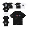 Sommar Män Vita Designer Tshirts Casual Man Dam Lösa T-shirts Bokstäver Tryck Kortärmad Herr Trapstar T-shirt