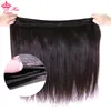 Virgin Straight Hair Bundles 100 Human Hair Weave Extensions Brazilian Hair Natural Color can be dyed Queen Hair Products4094989
