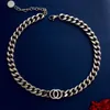 Bracciali Designer per le donne Collane con ciondolo lettera di lusso GGity placcato oro perla strass maglione gioielli per feste di nozze