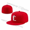 2023 Gorras de béisbol completamente cerradas para hombres Verano Azul marino Letra Hueso Hombres Mujeres Color negro Todos los 32 equipos Deporte informal Sombreros ajustados planos "A" "Atlanta Mix Colors F27-035