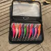 Baits lokt inktelfissen jig wobblers houten garnalenfishingstrout lokt set jigging houten inktvis harde kunstmatige aas lumineuze zeebaars 10 stks 230227