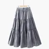 Юбки зимняя женская бархатная юбка высокая талия с твердым цветом проста Sweet Sweet Casual 2023