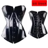 Femmes Shapers Sexy femmes PVC Overbust Corset Steampunk Lingerie Top-Goth Cuir Taille Formateur taille formateur corps shaper 230227