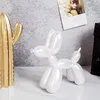 Decorative Figurines Resin Dog Crafts Electroplating Balloon Furnishings Home Decoration Modern Living Room Desktop Animal Decor Ornament