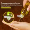 Vorratsflaschen 30 ml/50 ml/100 ml Mini nachfüllbare Klarglasflasche leere Kosmetik Probe Reagenzglas dünne Fläschchen bernsteinfarben