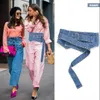 Cintos Mulheres Cummerbund Retro jeans cintura cinturão ultra largura Jean salieira jeand jeanseset moda bandagem elástica cintura 2020 Z0223