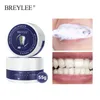 BREYLEE Teeth Whitening Powder 55g Toothpaste Dental Tools White Teeth Cleaning Oral Hygiene Toothbrush Gel Remove Plaque Stains