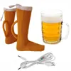 Sports Socks Beer Mug Creative Winter Sticked Yellow Thermal Floor Warm For Men and Women E2M Fitness Leg Pedal