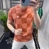 2023 Fashion Mens Classic T Shirts Brand Top T-shirts Wit Casual Letter Tiger Head Plaid Designers T-shirts T-shirts