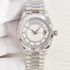 다이아몬드 시계 최고의 브랜드 럭셔리 여성 디자이너 시계 자동 시계 Moissanite Size 40mm 904L 스테인리스 스틸 팔찌 사파이어 유리 방수 오로그리오