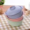 Bowls Instant Noodle Bowl With Lid Student Soup Japanese Tableware Lunch Box Kitchen Supplies