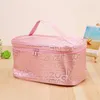 Sacs de rangement New Women's Letter Cosmetic Bag Fashion Quartet Travel Portable Storage Toilet Bag Cosmetic Storage Y2302