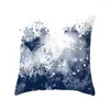 Kuddefodral Happy Christmas Car Soft Cushion Cover Print Covers Throw Soffa Home Decor Textile