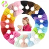 Coloras doces meninas garotas clipe de fita de cabelo pequeno clipe coberto com crianças coloridas pinos de cabelo de cabelo acessórios para cabelos 1743