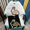 T-shirt da uomo HUMAN MADE New Rabbit Print T Shirt Uomo Donna T-shirt True Photo di alta qualità