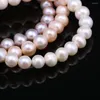 Strand Natural Freshwater Pearls Armband Potato Shape Pearl för att göra DIY smycken halsband armband tillbehör 7-8mm