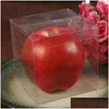 car dvr Gift Wrap 10Pcs Transparent Cube Box Clear Candy Treat Plastic Packing For Baby Shower Wedding Birthday Party 10X10X10Cm Drop Delive Dhbya