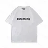 Ess T 셔츠 남성 Essen T 셔츠 두꺼운 면화 버전 여름 여성 디자이너 Tshirt Tees Fashion Tops Man 캐주얼 레터 폴로 의류 의류 반바지 4yjz