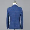 Мужские костюмы Blazers Boutique 5xl Blazer Blazer Bysters Итальянский стиль модный бизнес Элегантный джентльменский клетчатый клетчатый.