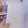 Autres accessoires de bureau Dentelle Bowknot Livre Vêtements Pure White Princess Girl Wrap Cover Original Weeksa6 230225