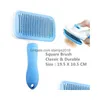 car dvr Dog Grooming Brush Care Cats Brushs Stainless Steel Long Hair Combcleaning Pet Accessories Drop Delivery Home Garden Supplies Dh0Wg